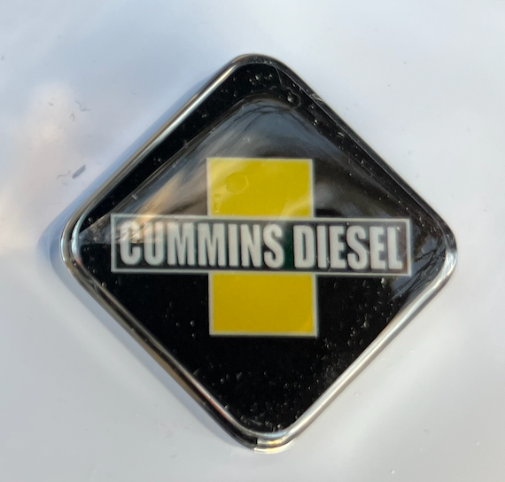 CK-CMNDSL-BL-S : Black Cummins Diesel Square Knob