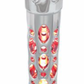 UNITED PACIFIC - 70725 : Austin Style Gun Cylinder Gearshift Knob With LED 13/15/18 Speed Adapter - Chrome/Red LED