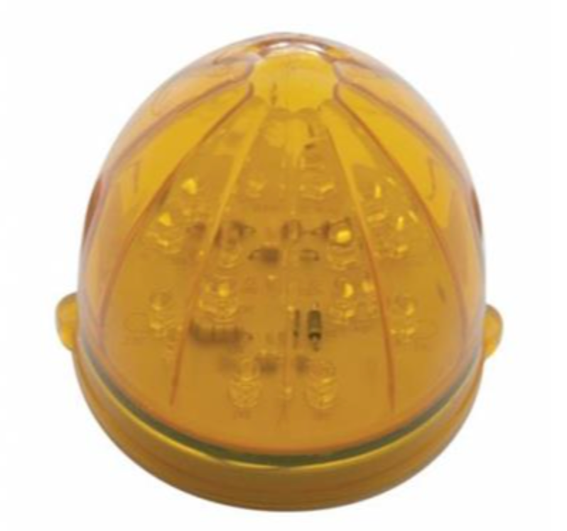 UNITED PACIFIC - 39950B : 19 LED Bullet Style Grakon 1000 Cab Light - Amber LED/Amber Lens (Bulk)