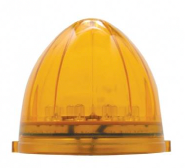UNITED PACIFIC - 39950B : 19 LED Bullet Style Grakon 1000 Cab Light - Amber LED/Amber Lens (Bulk)