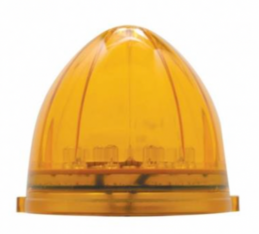 UNITED PACIFIC - 39950B : 19 LED Bullet Style Grakon 1000 Cab Light - Amber LED/Amber Lens (Bulk)