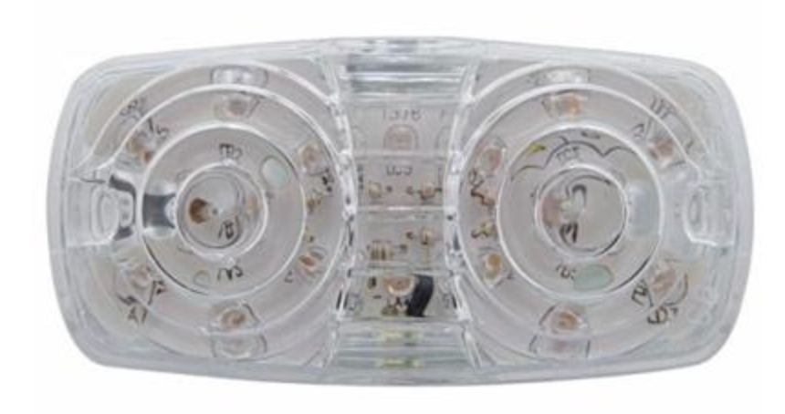AACC-UP CLEAR LENS AMBER TIGER EYE - TWIN WIRE AND PLASTIC BEZEL COMBO