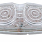 UNITED PACIFIC - 38325 : 16 LED 4" X 2" Rectangular Tiger Eye Light (Clearance/Marker)- Amber LED/Clear Lens