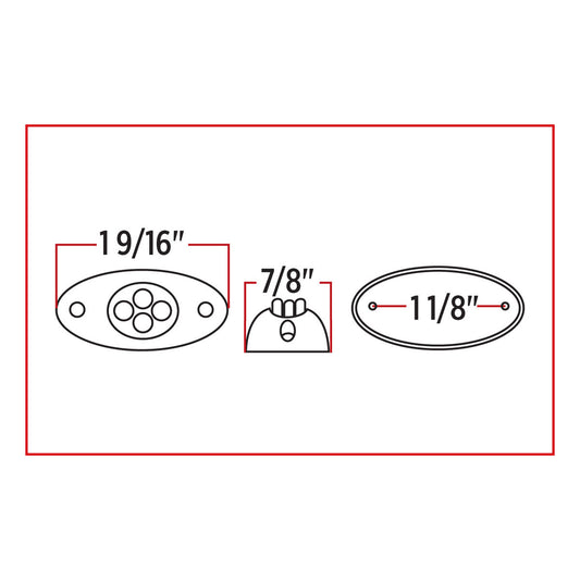 TX-TB-C4A :Amber Courtesy LED (4 Diodes)