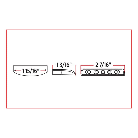 TX-TB-C5A : Amber Interior LED (5 Diodes)