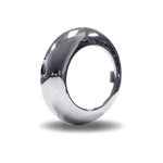 TX-TBEZ-2CH4 : Bezel - 2" Chrome Plastic - Twist-On