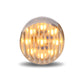 TX-TLED-2TCA : 2" Round Clear Ribbed Amber LED (9 Diodes)"