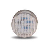 TX-TLED-2TA : 2" Round Clear Ribbed Amber LED (9 Diodes)"