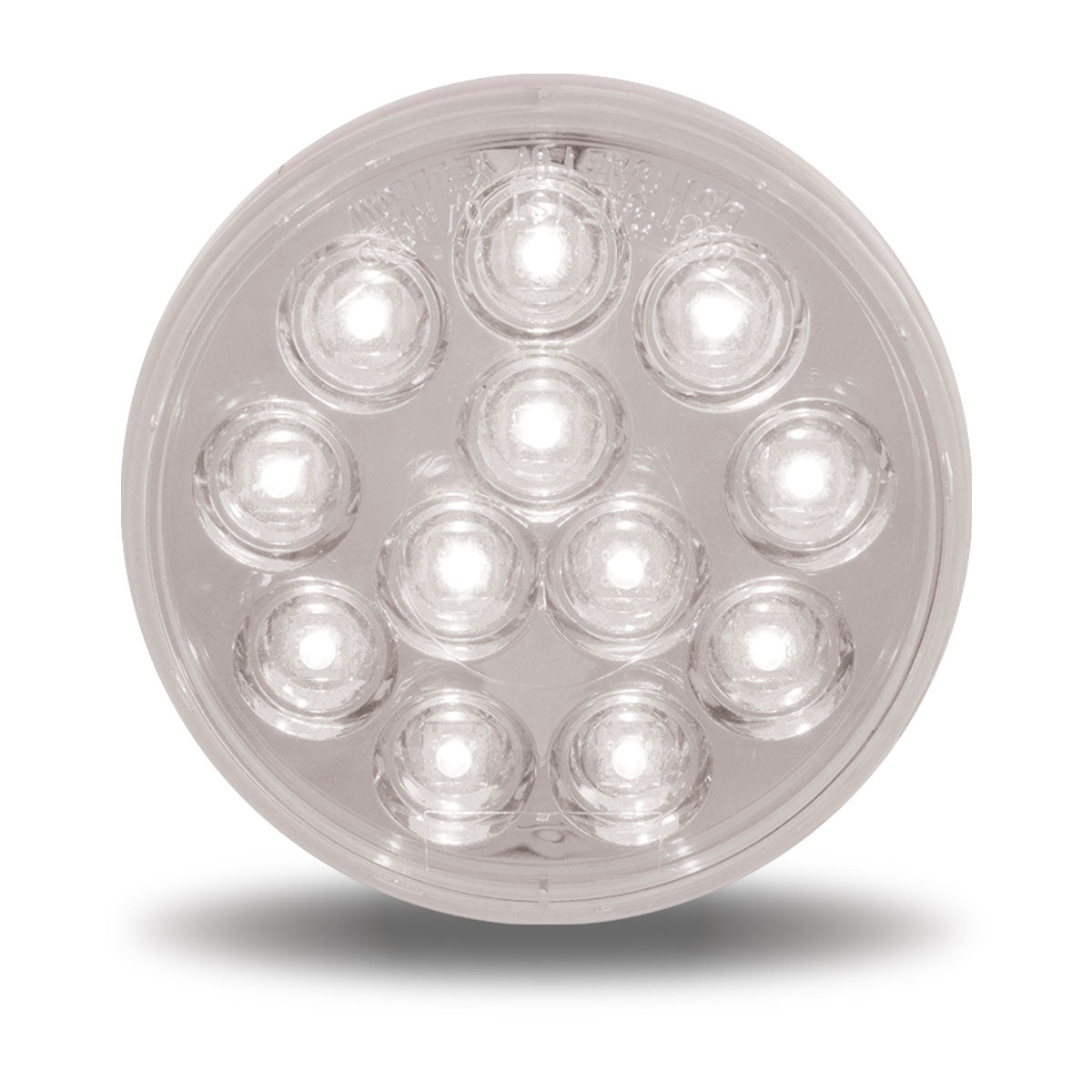 TX-TLED-4MW: 4" Mirror White Back-Up LED (12 Diodes)