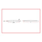 TRUX-TLED-F17W : Slim Marker 17" Flatline White LED (24 Diodes)