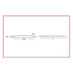 TX-TLED-F17W : Slim Marker 17" Flatline Red LED (24 Diodes)