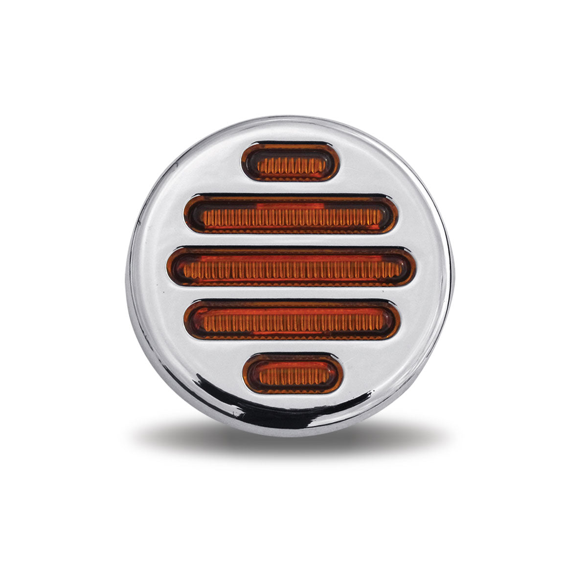 TRUX-TLED-F2A : 2" Flatline Amber LED (9 Diodes)