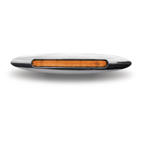 TX-TLED-F45A : 4.5" X 1" Flatline Color Slim-Line Amber Marker LED (7 Diodes)