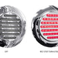 TX-TLED-F4CR1 : 4" Flatline Flange Mount Clear Red LED (49 Diodes)