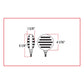 TRUX-TLED-FD : Flatline Double Face Combination LED