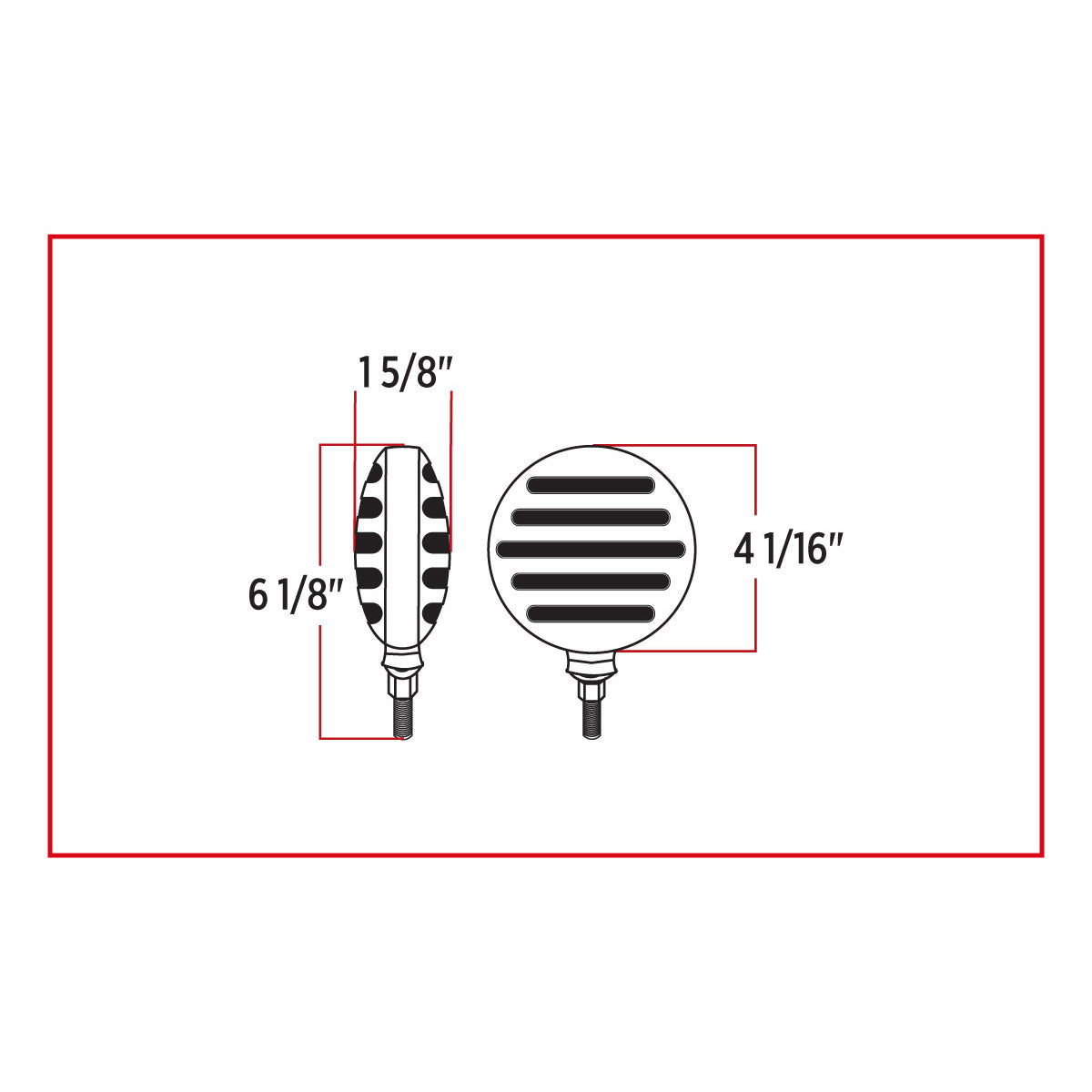 TRUX-TLED-FD : Flatline Double Face Combination LED