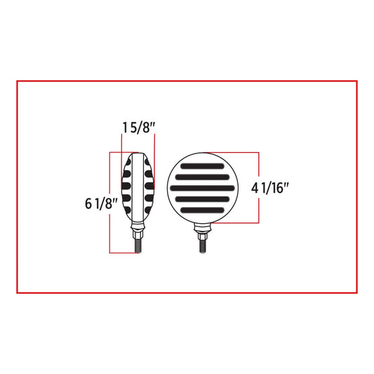 TRUX-TLED-FD : Flatline Double Face Combination LED