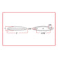 TX-TLED-FG4CR : Slim Marker Flatline Clear Red LED (9 Diodes)