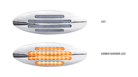 TX-TLED-FGCA : Marker Flatline Clear Amber LED (32 Diodes)