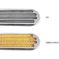 TX-TLED-FOCA : Oval Flatline Clear Amber LED (52 Diodes)