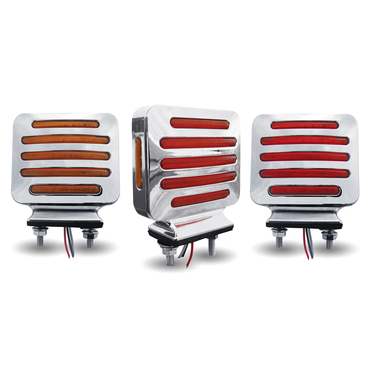 TRUX-TLED-FS : Flatline Double Face Double Post Square LED