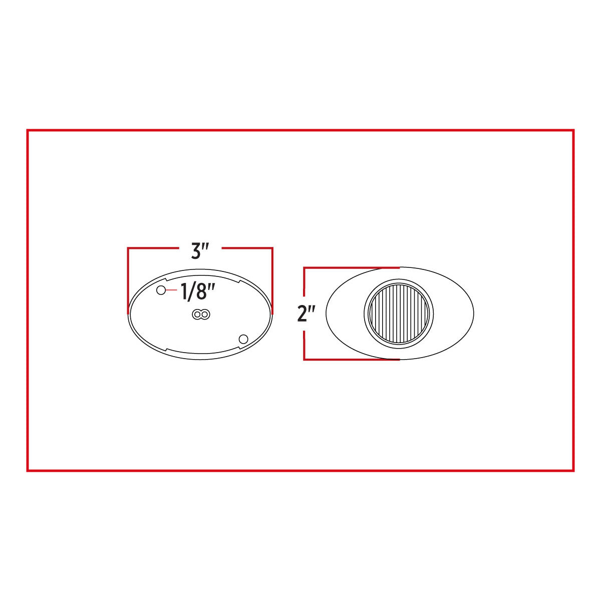 TX-TLED-G2A : Amber Marker Generation 2 LED Light - 2 Diodes