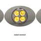 TRUX-TLED-G2XAB: Marker M3 Style Dual Revolution Amber/Blue LED (4 Diodes)