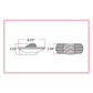 TRUX-TLED-HOBA : Oval Side Turn Signal & Marker LED Light with Hump (18 Diodes)