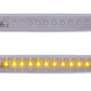 TRUX-TLED-U3CA : Chrome Auxiliary Stop, Turn & Tail LED Light Strip - Clear Amber (12 Diodes)