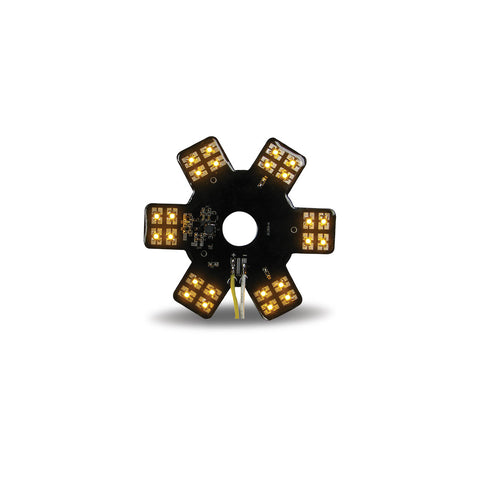 TX-TLED-X3A : 5" Star Amber LED for 13" Donaldson Air Breather (24 Diodes)