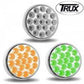 TX-TLED-4XAG: 4" Amber/Green Dual Revolution LED Tail Light