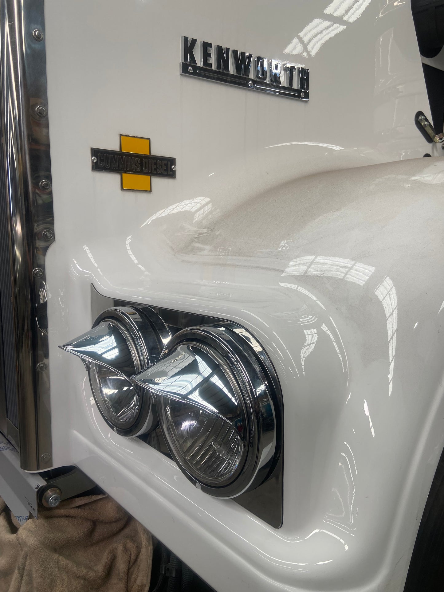 AACC - Tapered Smaller Stainless Headlight Visors (Pair)