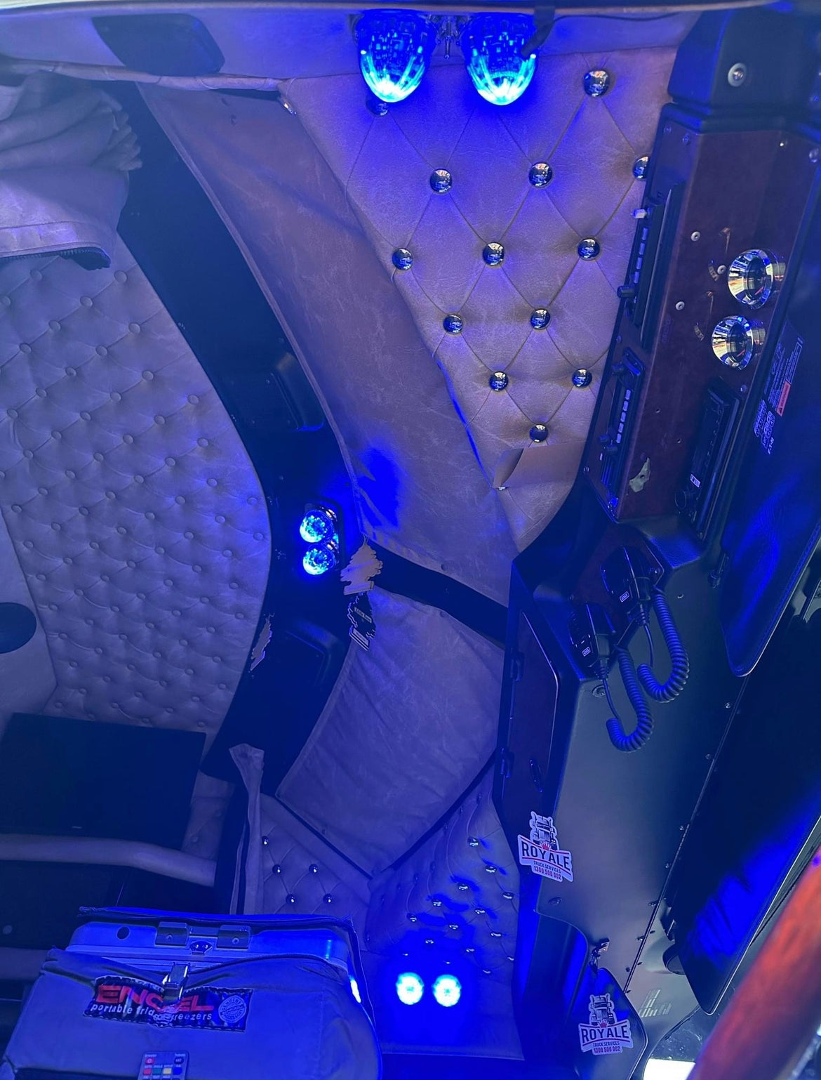 AACC - KI-C-D :  Kenworth Chrome Double Interior Kits - Glass Alike Lens
